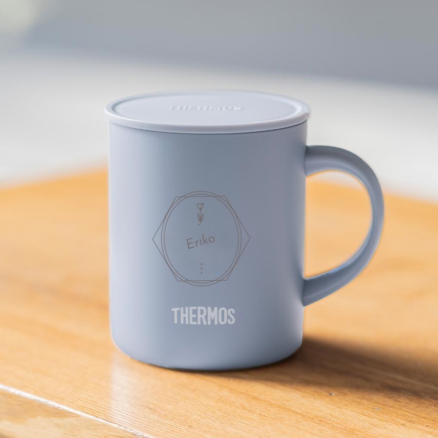 THERMOS（サーモス） マグカップ ギフト 名入れ 真空断熱 蓋つき 350ml