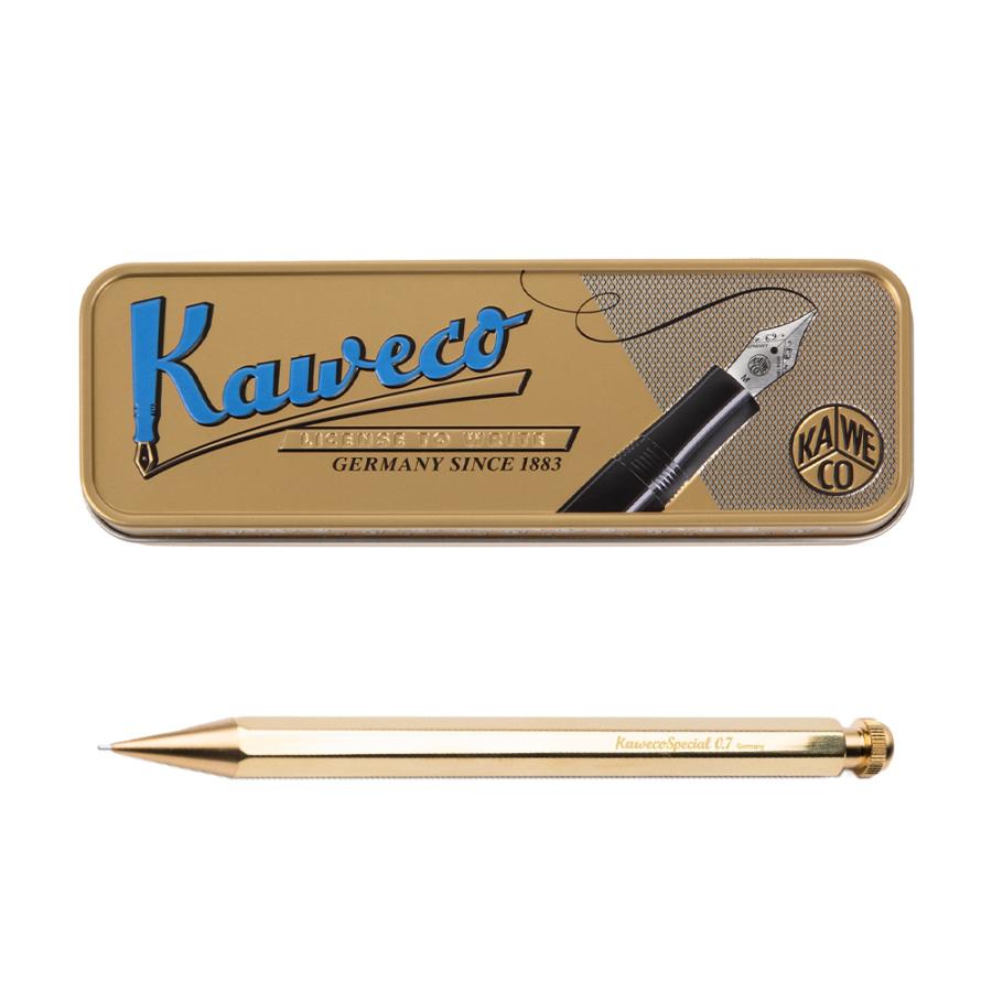 カヴェコ シャープペンシル 名入れ ペンシルスペシャル ブラス 0.5mm 0.7mm カヴェコスペシャル KAWECO シャーペン 入学祝い 中学校 高校 即日発送 | Kaweco | 15
