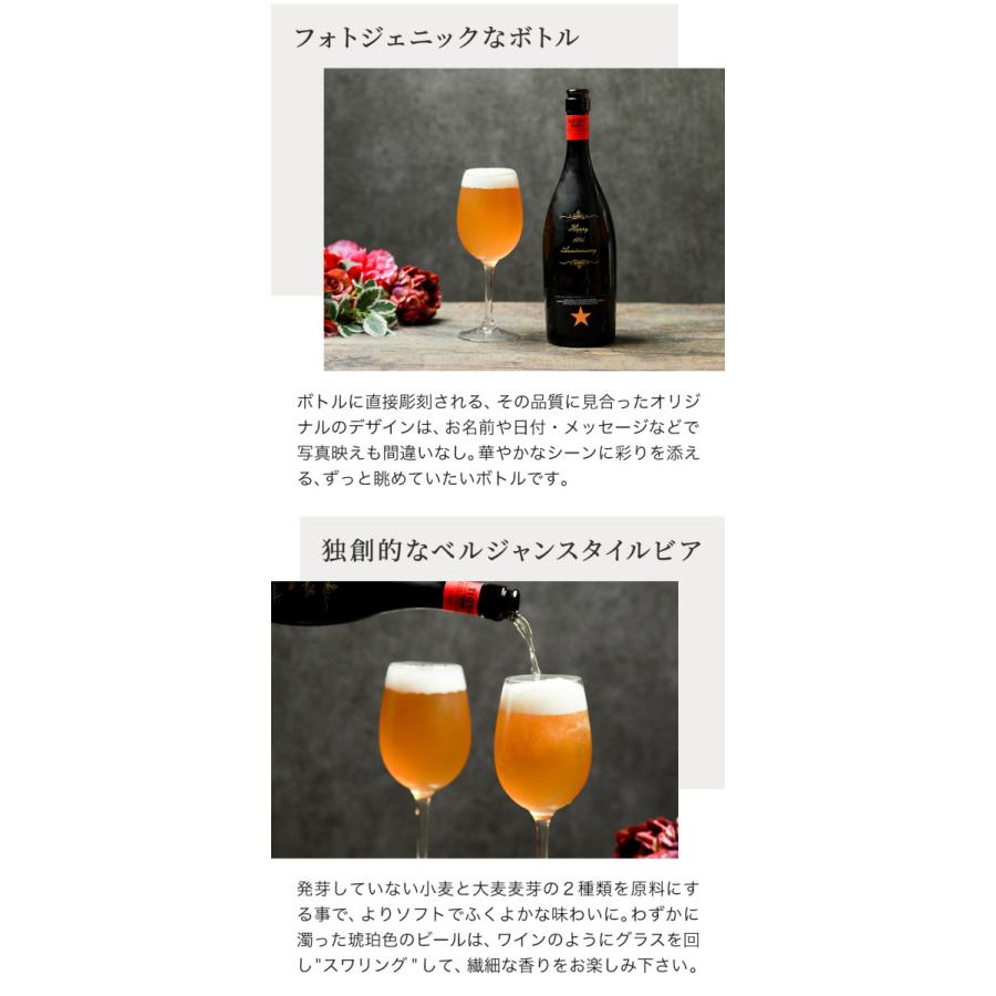 イネディット ビール 50代 60代 70代 高級ビール 名入れ スペイン 輸入ビール お酒 750ml 4.8％ お祝い 誕生日 記念日 贈り物 ギフト 酒 即日｜shoppress｜04