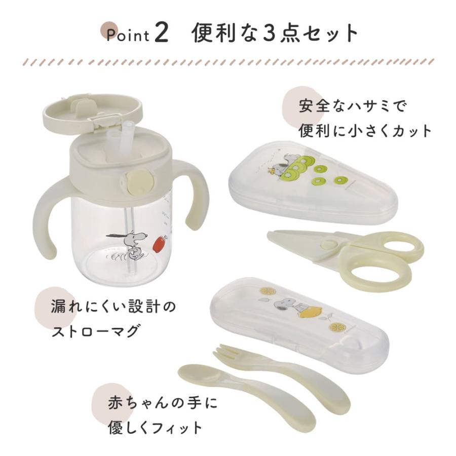 リッチェル Richell ピーナッツ コレクション おでかけストローマグ