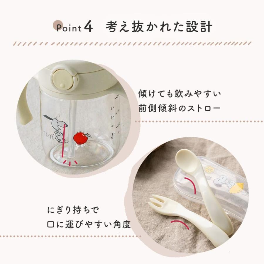 リッチェル Richell ピーナッツ コレクション おでかけストローマグ