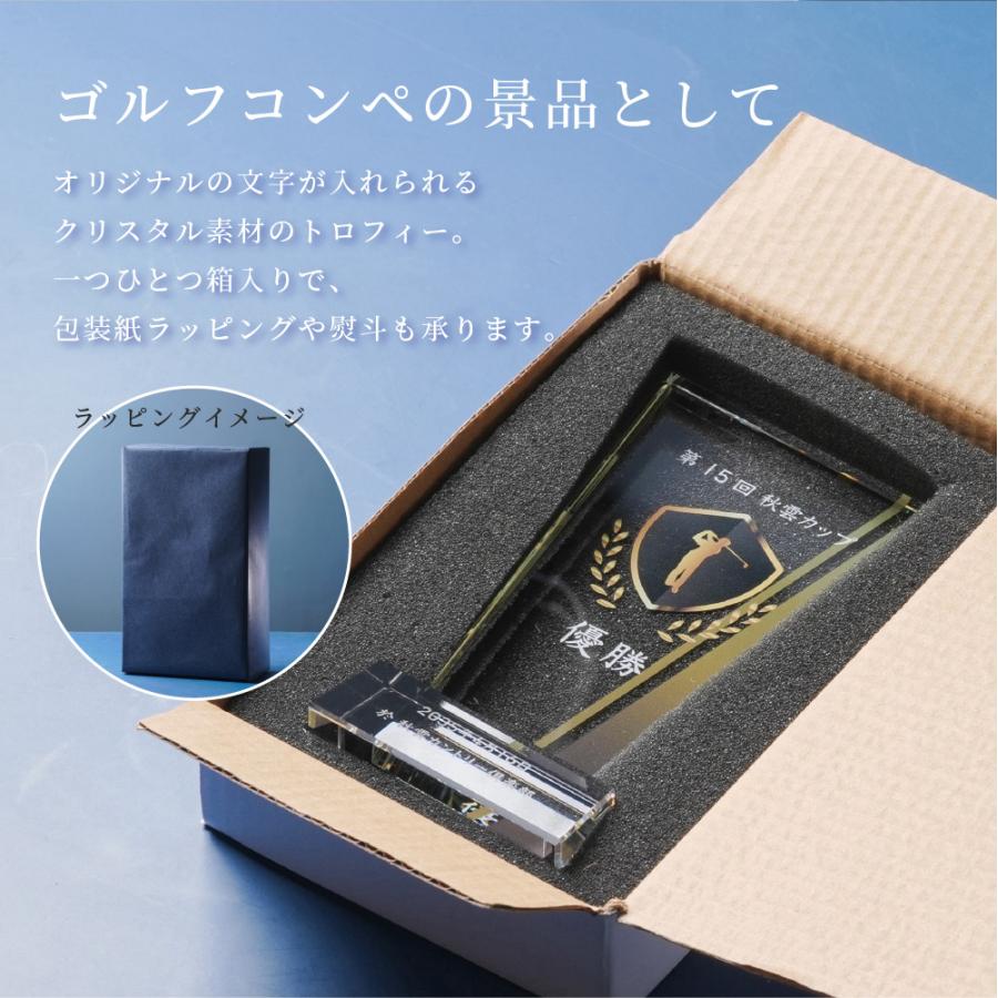 トロフィー大 Lサイズ 盾形 ゴルフコンペ PS-5A トロフィー 名入れ
