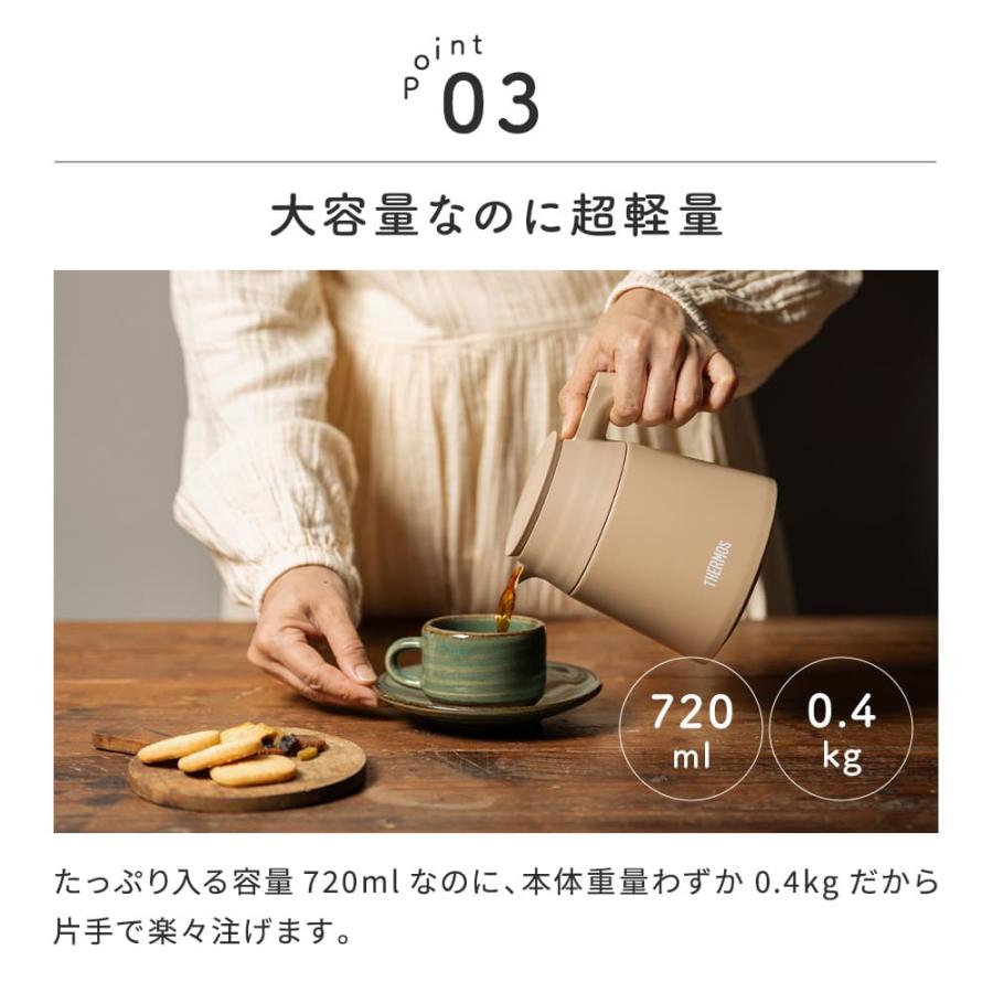 THERMOS（サーモス） 名入れ コーヒーサーバー 720ml 保温ポット 真空