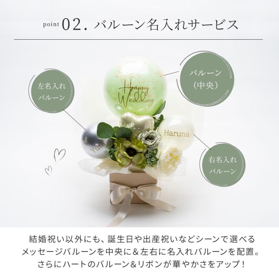 名入れ バルーン ギフト 結婚式 電報 開店祝い バースデー 誕生日