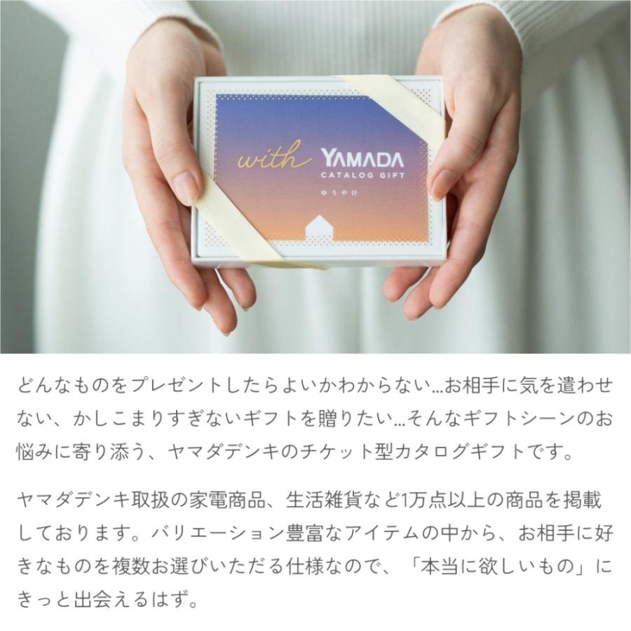 カタログギフトチケット ゆうやけ ヤマダ電機 ヤマダデンキ 複数選べる 1万点以上掲載 家電製品 のし プレゼント お祝い 内祝 記念日 結婚祝い