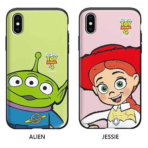 JH TOY STORY 4 Big Face Card Slide トイ ストーリー 4 IC Suica カード収納可能 iPhone Galaxy カバー スマホケース｜shopria｜06