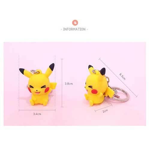 ST Pokemon Figure Key Ring Holder ポケモン キーホルダー