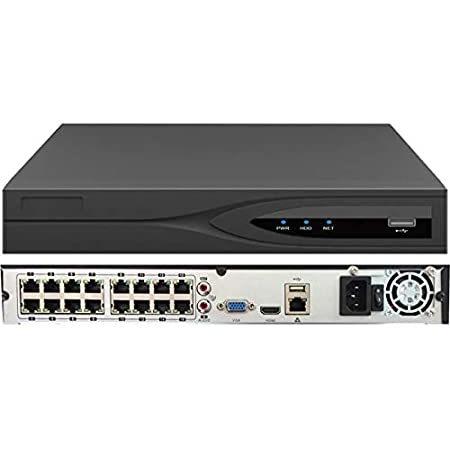 Urban Security Group IP Network 12MP 32 Channel NVR : 16x PoE Ports, 4096x3 SATAケーブル