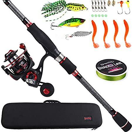Sougayilang Telescopic Fishing Rod and Reel Combos with Lightweight 24-Ton フライリールパーツ