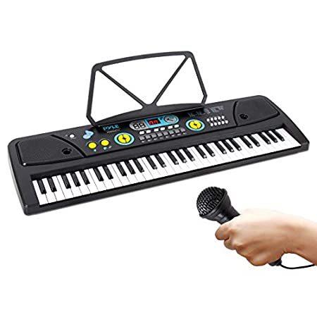 【訳あり】 Portable - Keyboard Kids Piano Digital 61 Keyb Learning Keyboard, Piano Key スピーカーケーブル