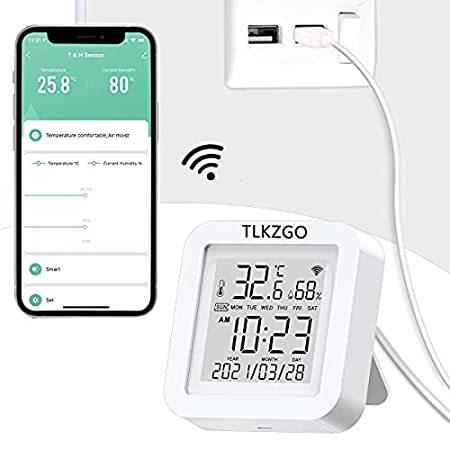 WiFi Temperature Humidity Monitor Tuya Indoor 最大87%OFFクーポン 69%OFF Smart Hygrometer Thermometer