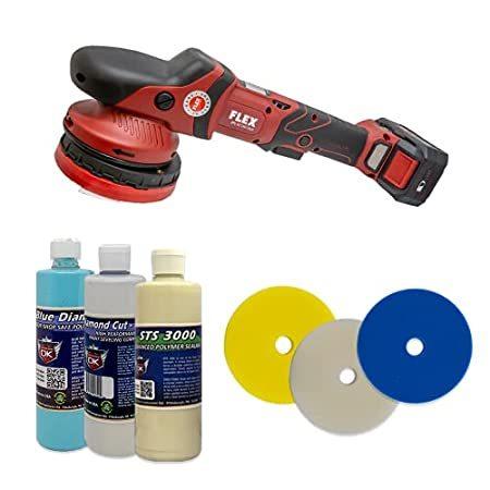 素敵な 日本ではあまり手に入らない並行輸入品 逆輸入品 Detail King Flex Xce 8 125 Cordless Polisher Starter Package Polishes P 研磨機 Smssvg Org