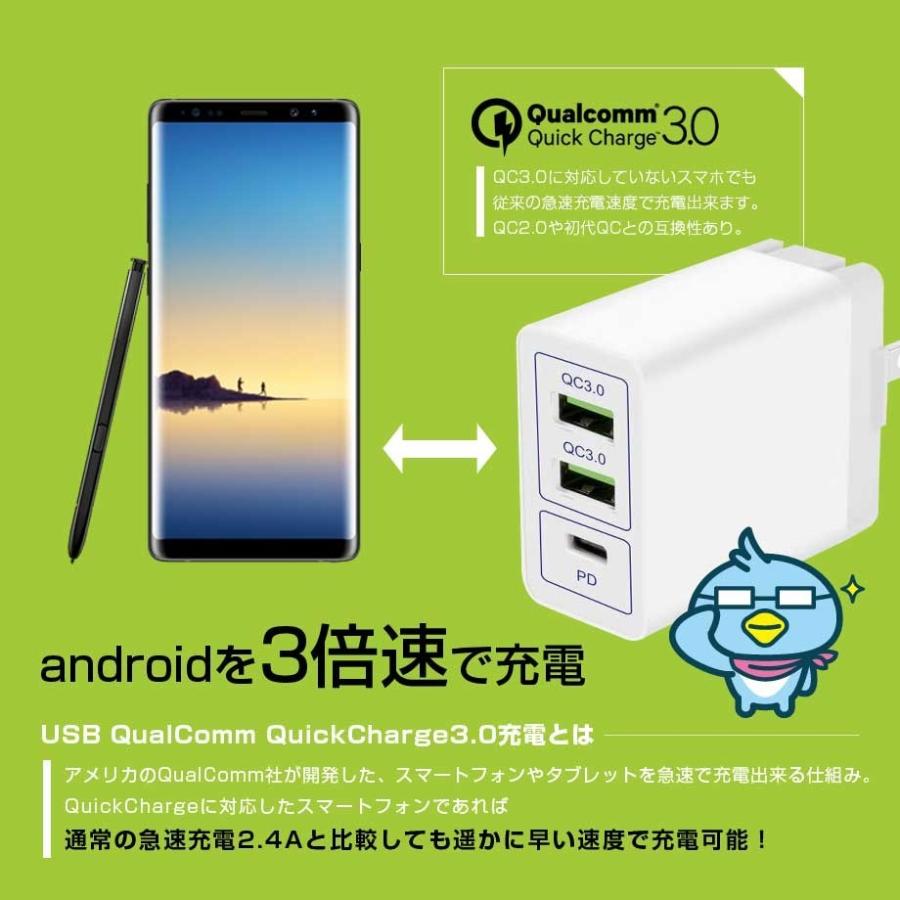 Pd 充電器 Usb 3ポート Qc3 0 急速充電器 タイプc 小型 Iphone8 X Xs Xs Max Xr 11 12 Galaxy Xperia Huawei Macbook Switch 30wpdqc 町のお店 通販 Yahoo ショッピング