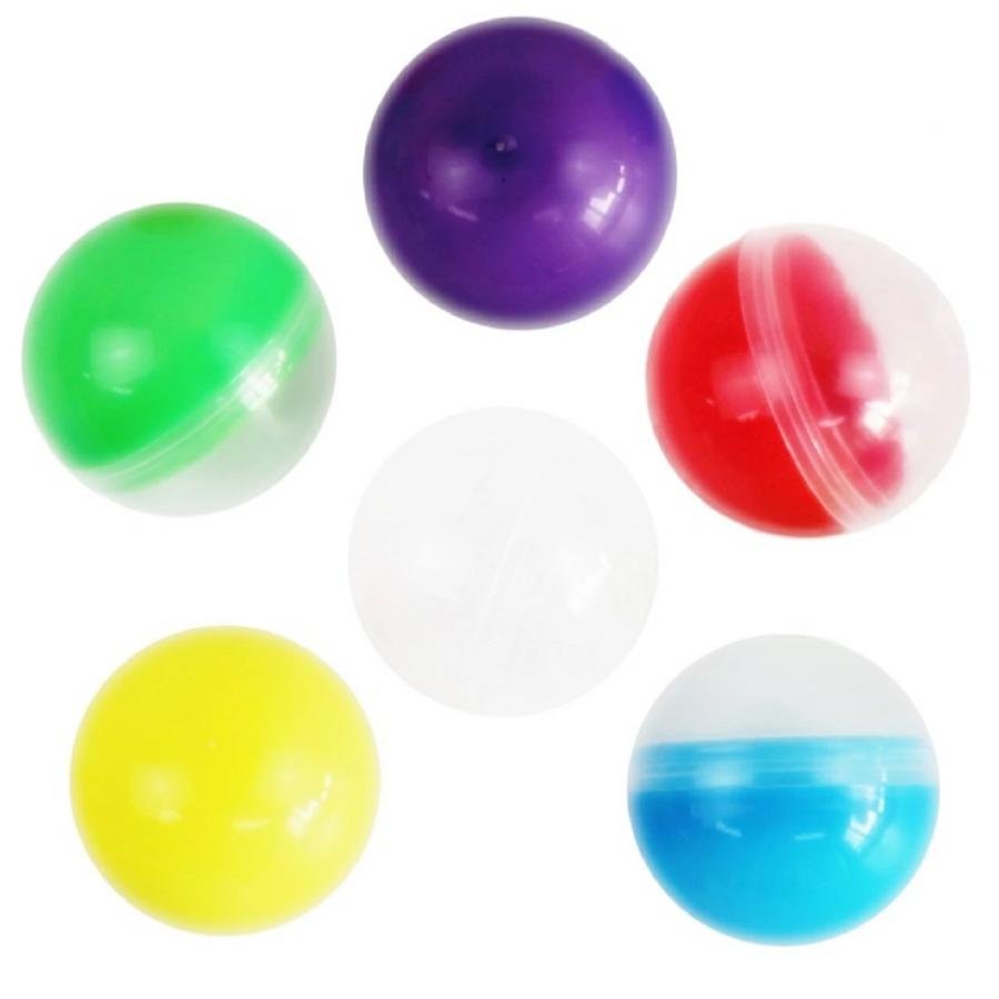 45mm 100個 ガチャガチャ 空カプセル カラフル カラー カプセル 空