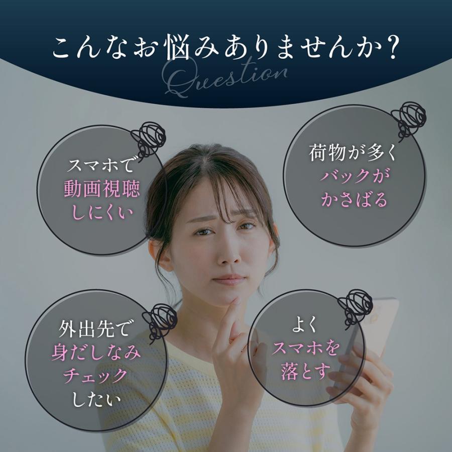 iphone16ケース カード収納 背面 iphone16pro ミラー付き