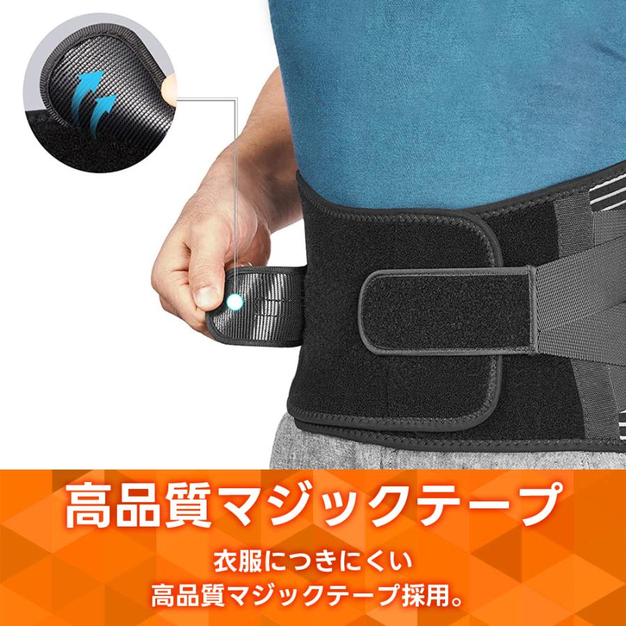 腰痛サポートベルト コルセット ベルト ヘルニア 腰 サポーター 腰椎