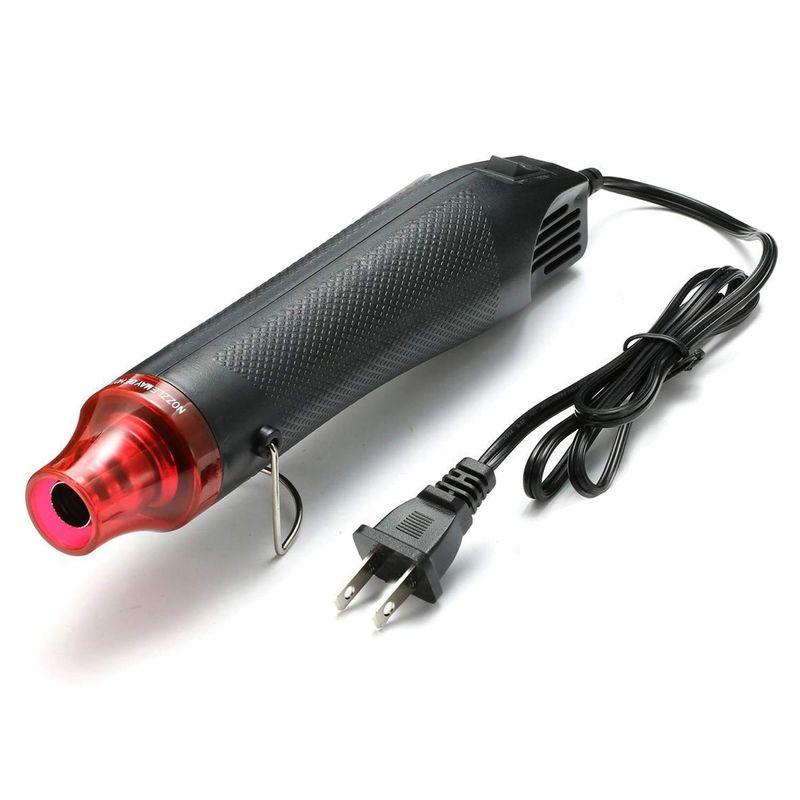 MoToNa 300W ミニヒートガン エンボスヒーター 小型軽量 熱風機 ホットエアガン エンボスヒーター 急速加温 200℃手芸 DIY 2023111205034900835