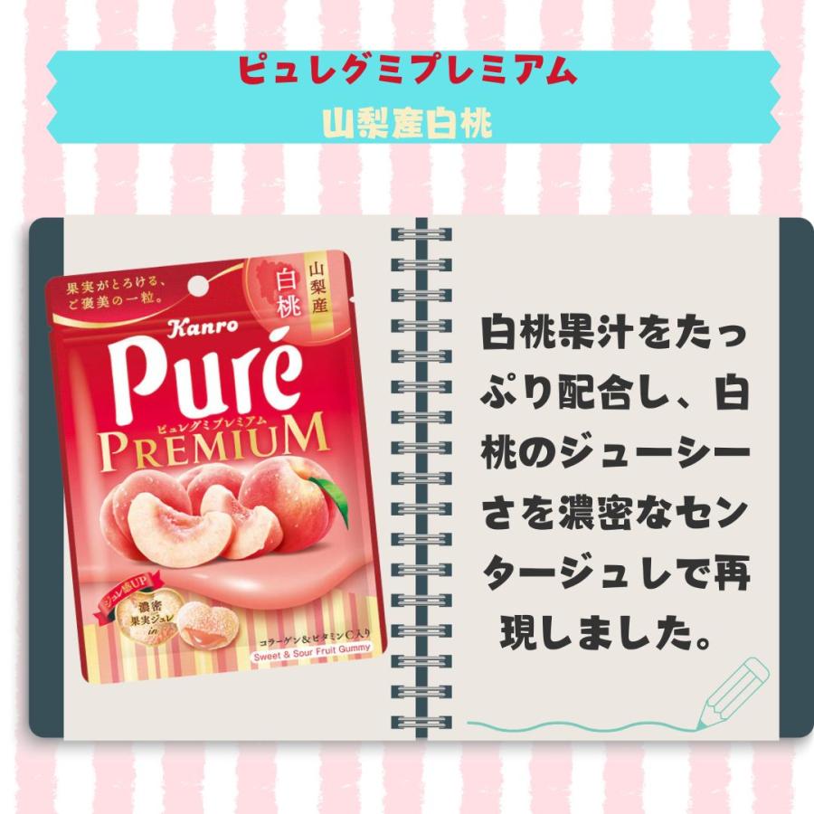 Kanro（カンロ） ピュレグミ プレミアム お菓子 詰め合わせ グミ