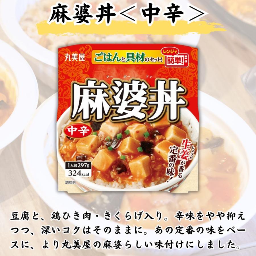丸美屋 レトルト食品 詰め合わせ 常温保存 丼 レトルト ごはん付き 18