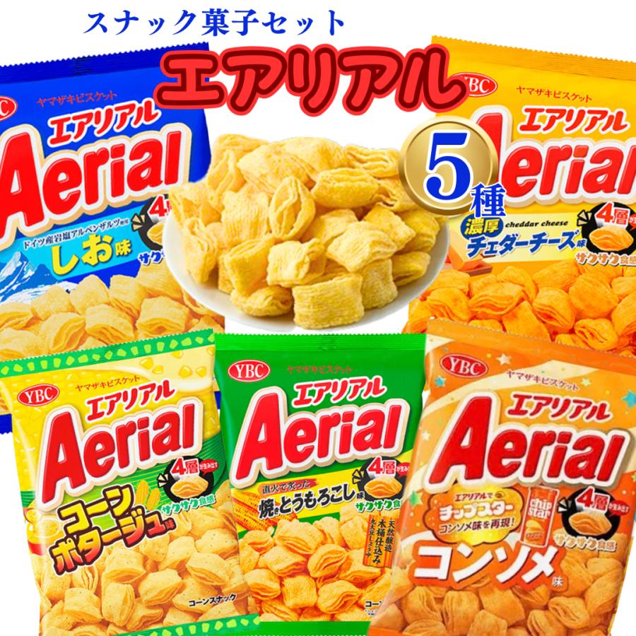 エアリアル スナック菓子 箱入り ギフト お菓子アソート 5種 各1袋