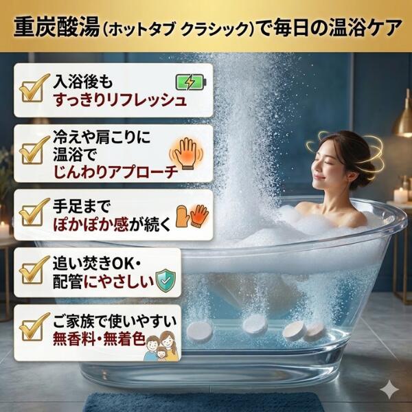 薬用 Hot Tab ホットタブ 重炭酸湯 Classic 2袋セット 薬用入浴剤 重