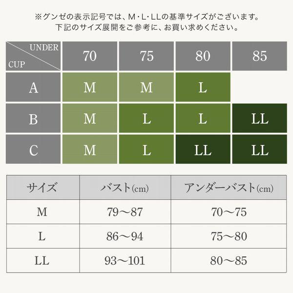 グンゼ ノンワイヤーブラ ブラジャー ワイヤーなしブラ インナー 肌着 綿混 レディース 婦人 キレイラボ フィッテ KＢ3055 おすすめ｜shopsutou｜13