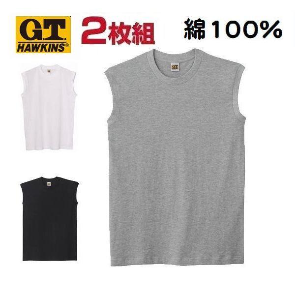 2枚組 スリーブレス Gtホーキンス おすすめ グンゼ サーフｔシャツ ノースリーブシャツ メンズ 無地 紳士 綿100 ｔシャツ 安心の定価販売 サーフｔシャツ