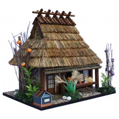 街道シリーズ / 美山の茅葺き民家 ビリー ドールハウス キット