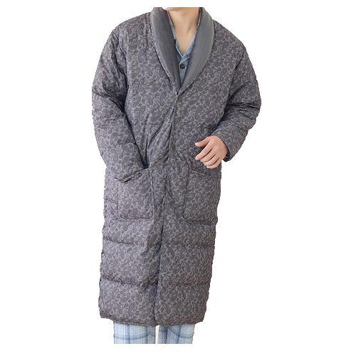 GUNZE（グンゼ） あったか 羽毛 ガウン 羽織物 パジャマ 紳士 メンズ