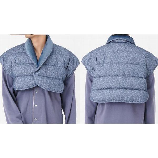 グンゼ あったか 羽毛 肩当て ボレロ 羽織物 お休み肩当て 肩の冷え パジャマ 紳士 メンズ 暖か 軽い 防寒 冷え 対策 SK4444 | GUNZE | 02