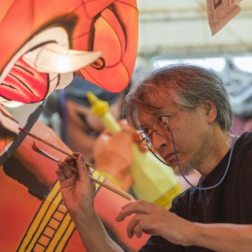 ねぶた ミニタオル ハンドタオル ハンカチ 韋駄天 龍王 ねぶた祭り