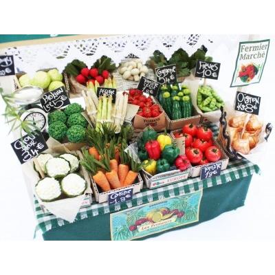 パリの八百屋さんパリのマルシェキット / パリの八百屋さん ビリーの手作りドールハウスキット ミニチュアハウス ミニチュアキット | ブランド登録なし | 01