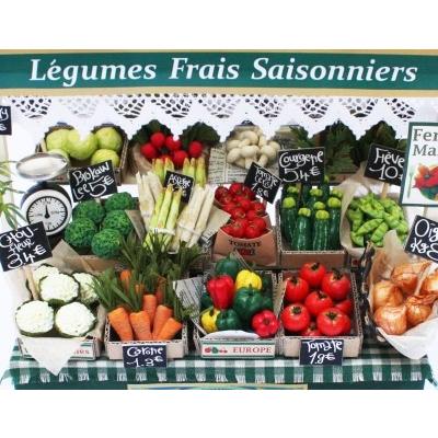 パリの八百屋さんパリのマルシェキット / パリの八百屋さん ビリーの手作りドールハウスキット ミニチュアハウス ミニチュアキット | ブランド登録なし | 02