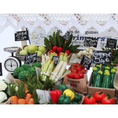 パリの八百屋さんパリのマルシェキット / パリの八百屋さん ビリーの手作りドールハウスキット ミニチュアハウス ミニチュアキット | ブランド登録なし | 03