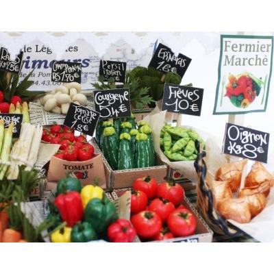 パリの八百屋さんパリのマルシェキット / パリの八百屋さん ビリーの手作りドールハウスキット ミニチュアハウス ミニチュアキット | ブランド登録なし | 04