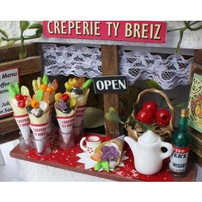 コテージキット / クレープ屋 ビリーの手作りドールハウスキット