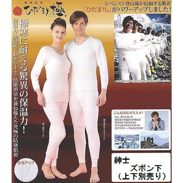 紳士 ひだまり 極 きわみ 肌着 長袖シャツ ズボン下 上下別売り 防寒 超あったか かるい キルトウエーブ 送料込み ひだまり 紳士 極 きわみ ズボン下 タイツ 上下別売り 肌着 防寒 超