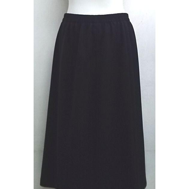 総ゴム フォーマルスカート ブラック 日本製 冠婚葬祭 入園 入学 卒業