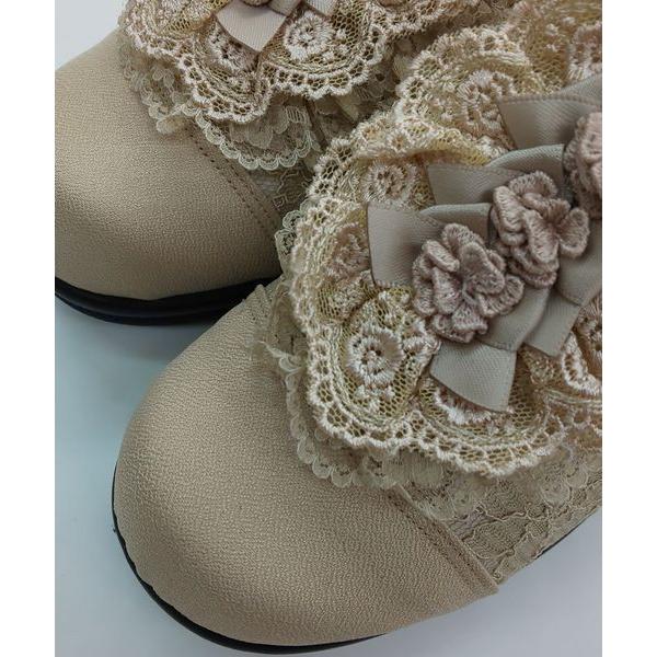 【新品未使用】LA LUICE ラルイス　ボレロ　レース ラルイス シューズ LaLuice 花モチーフ レース レディースLG-79