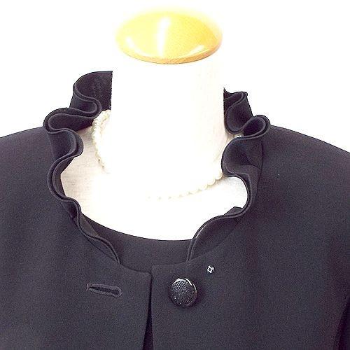 喪服 礼服 スーツ レディース ブラックフォーマル 3点セットフォーマル