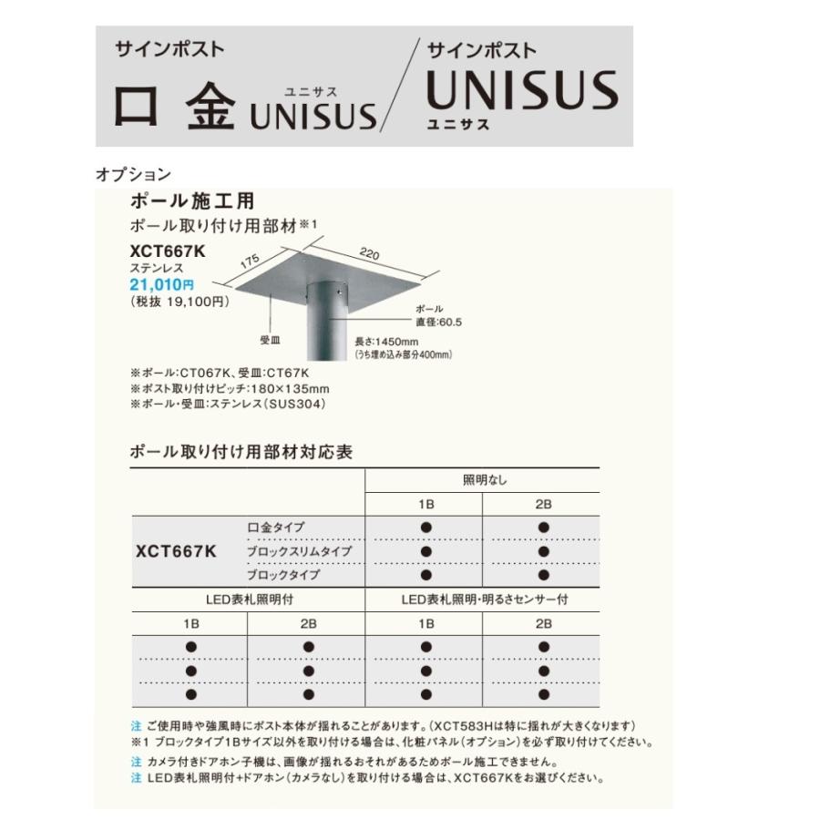 パナソニック エクステリア サインポスト共通取付け用オプション 受皿 ポールセット Xct667k 建材と住設のshop Sz ヤフー店 通販 Yahoo ショッピング