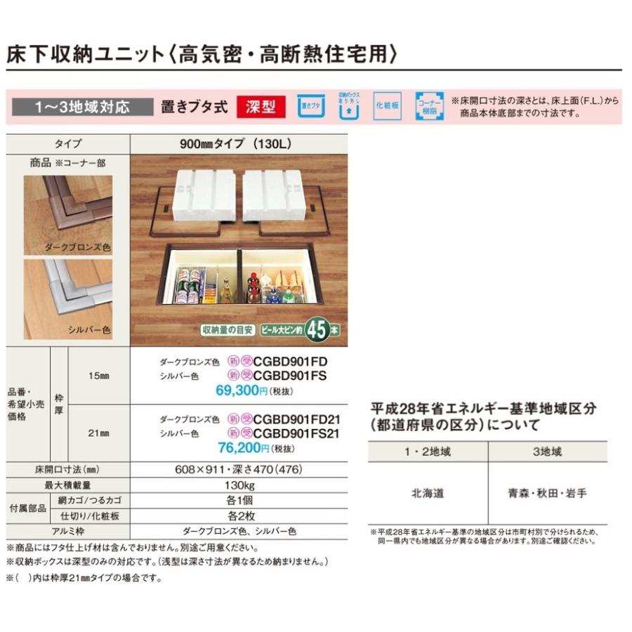 パナソニック　床下収納　置きブタ式(枠厚15mm　高気密・高断熱住宅用)