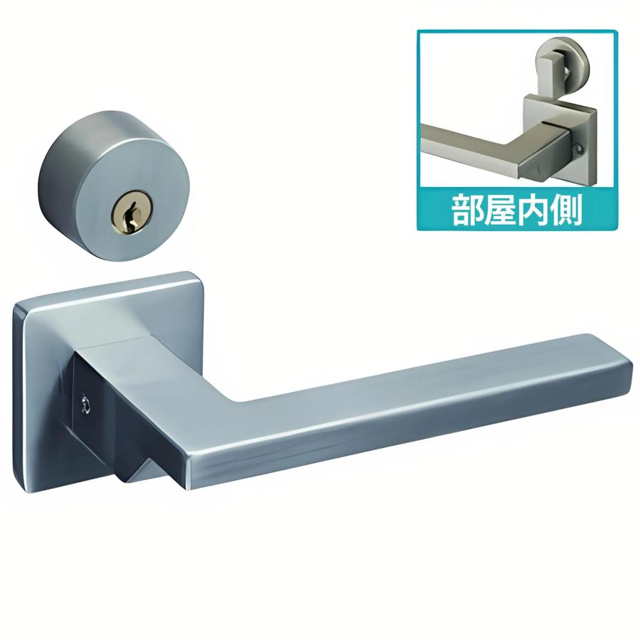 ウッドワン WOODONE ドア部材レバーハンドル(Q型・鍵付錠)【ZH11Q4-B