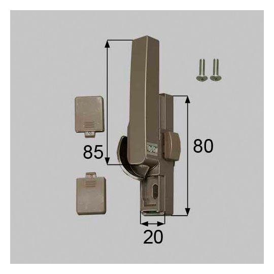 LIXIL(トステム) クレセント大(左用) 窓(サッシ)部品(鍵・錠) 【AAAZC22L】 031034110337建材と住設の