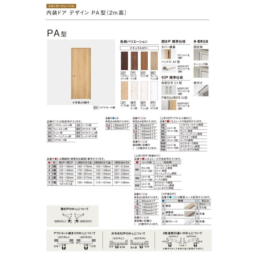 パナソニック ベリティス 内装ドアpa型 上吊り引戸 １間 表示錠付き片開き 枠見込み90mm 110mm U0タイプ Xmje1pa Nu0r L 71 建材と住設のshop Sz ヤフー店 通販 Yahoo ショッピング
