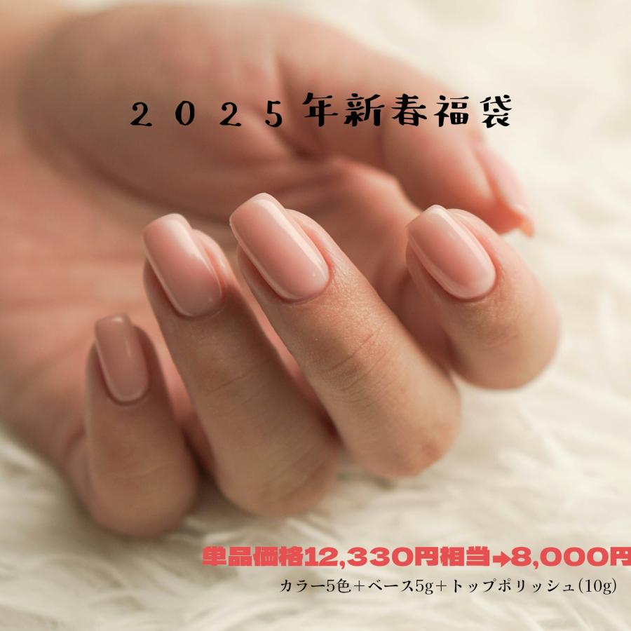 LinoGel リノジェル カラージェル5色 福袋 ベースジェル5g