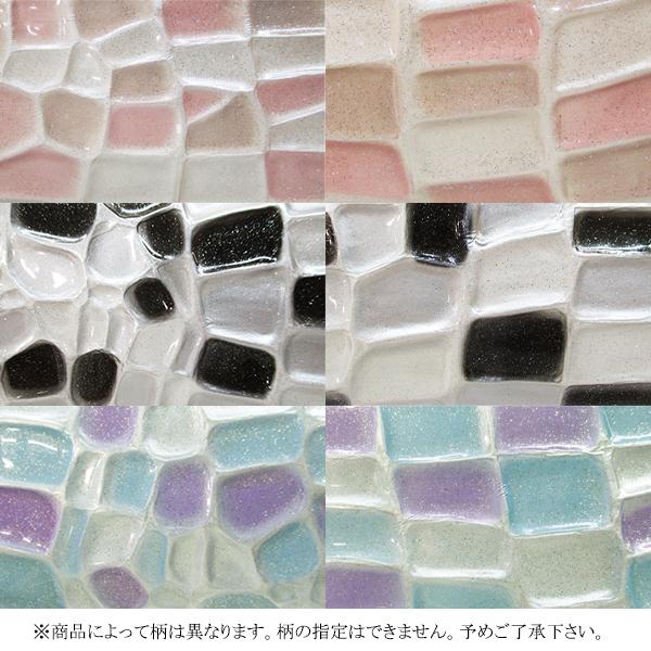 長財布 ステンドグラスレザー 牛革 クロコ型押し L字ファスナー Maturi