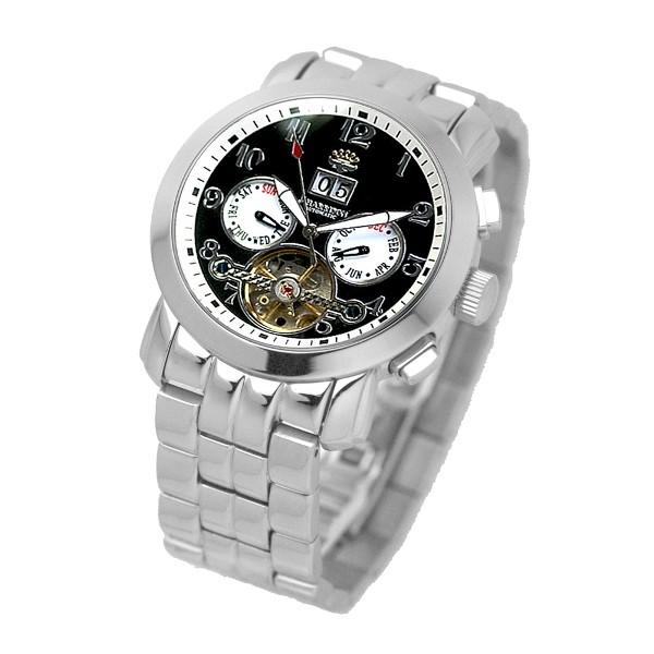 J.HARRISON ジョンハリソン 腕時計 メンズ 多機能付 ビッグテンプ 自動巻＆手巻き JH-008BW (48) |  | 01