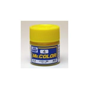 GSIクレオス☆Mr．カラー C4 イエロー(黄)(光沢） 10ml×6本【4973028535631】｜shoptakumi