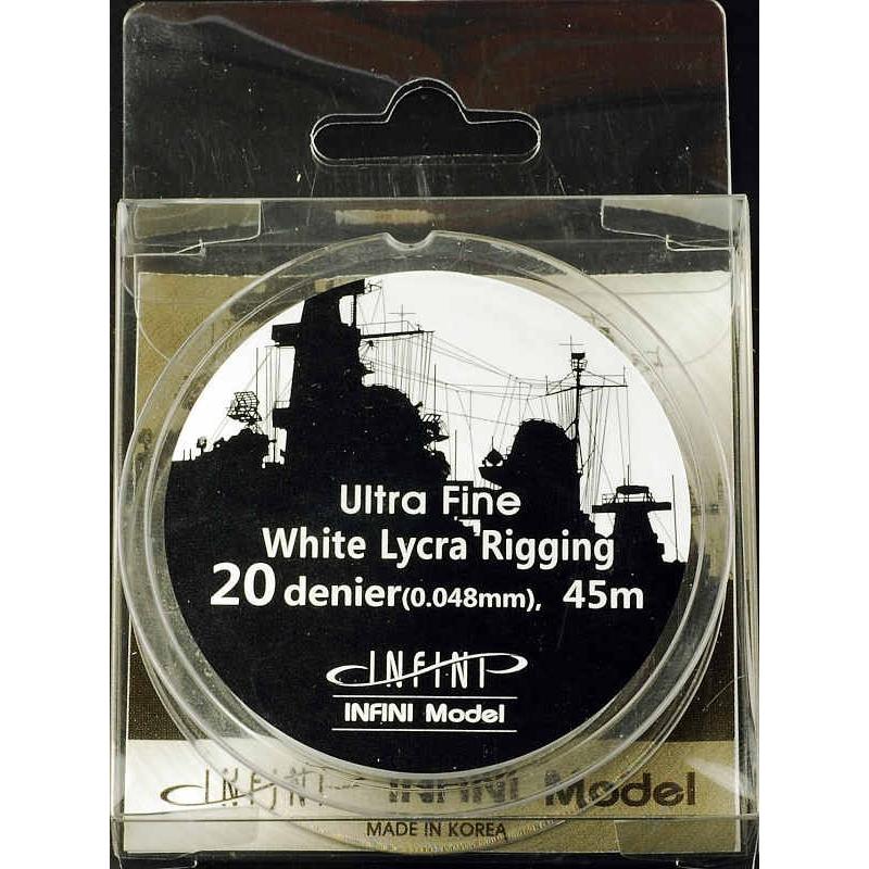 ピットロード ウルトラファインリギング（直径0.048mm×45m 白色 1/700用）[IR0202]｜shoptakumi